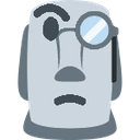 moyai_monacle Emoji