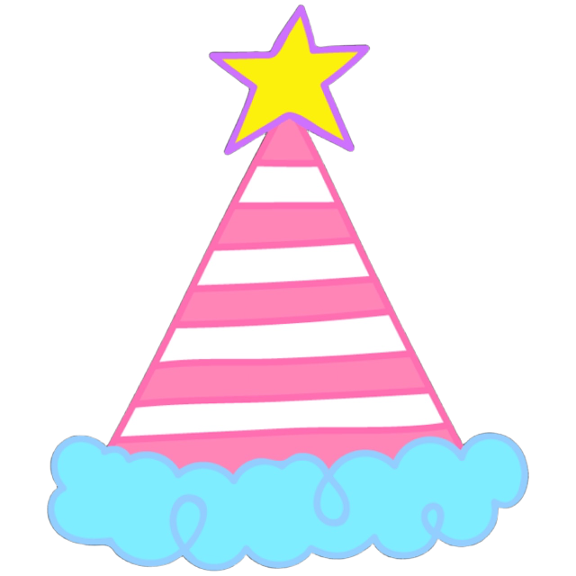 StripedPartyHat Emoji