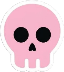 P_pink_skull Emoji