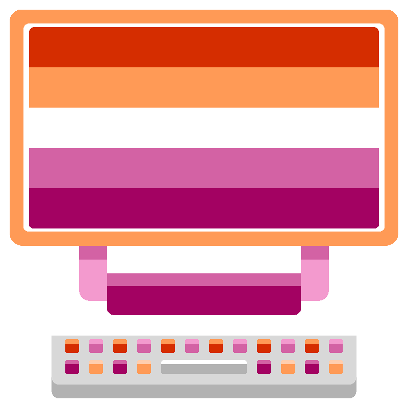 lesbianComputer Emoji