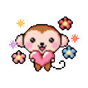 monkeyflowerheart Emoji