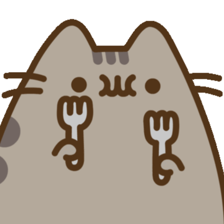 Pusheen_Hungry Emoji