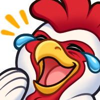 MitchUncensoredChickenLaugh Emoji