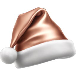 Rosegoldsantahat Emoji