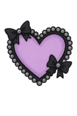 Purplepearlbowheart Emoji