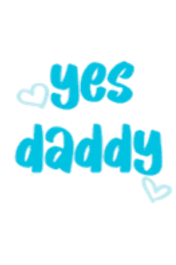 Yesdaddybluetext Emoji
