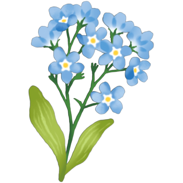 PFForgetMeNot Emoji