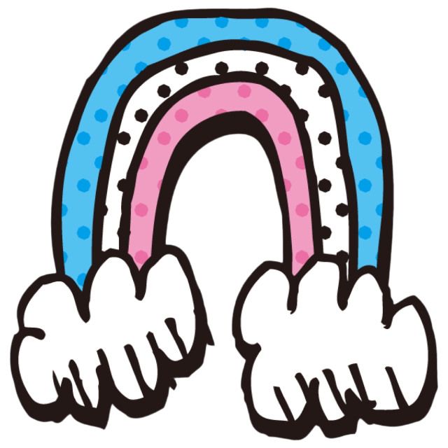 DoodleRainbow2 Emoji