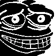memefrogfaceblackandwhite Emoji
