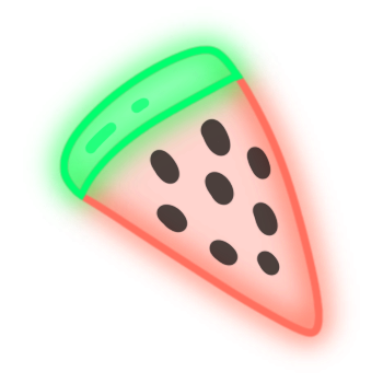 neon_watermelon Emoji