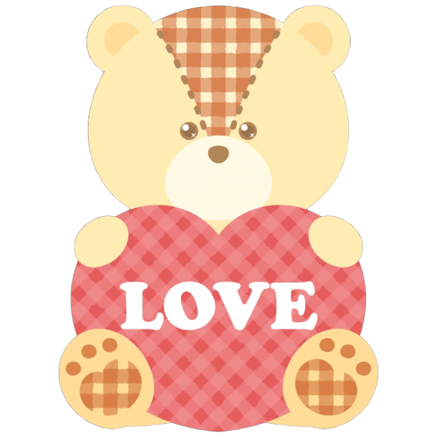 TeddyBearHeartAutumn Emoji