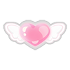 PinkAngelHeart Emoji