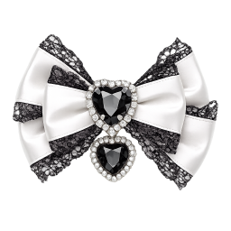Whiteheartjewelbow Emoji