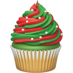 Redgreenfrostedcupcake Emoji