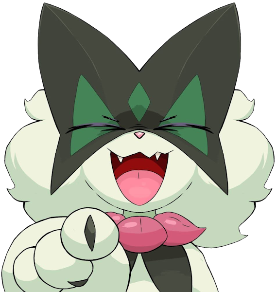 Meowscaradapointandlaugh Emoji