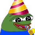 pepe_Bdayparty Discord Emoji