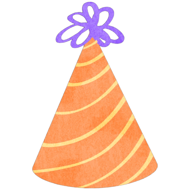 OrangePartyHat Emoji