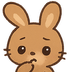 bunny_think Emoji