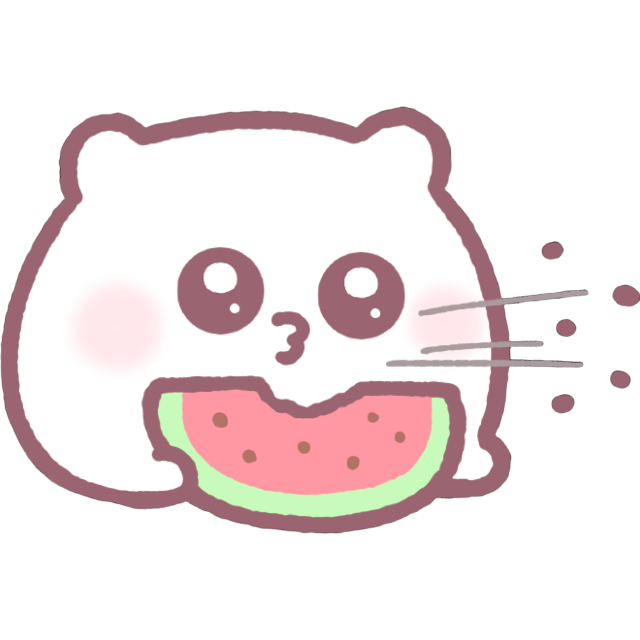 UchaEatingWatermelon Emoji