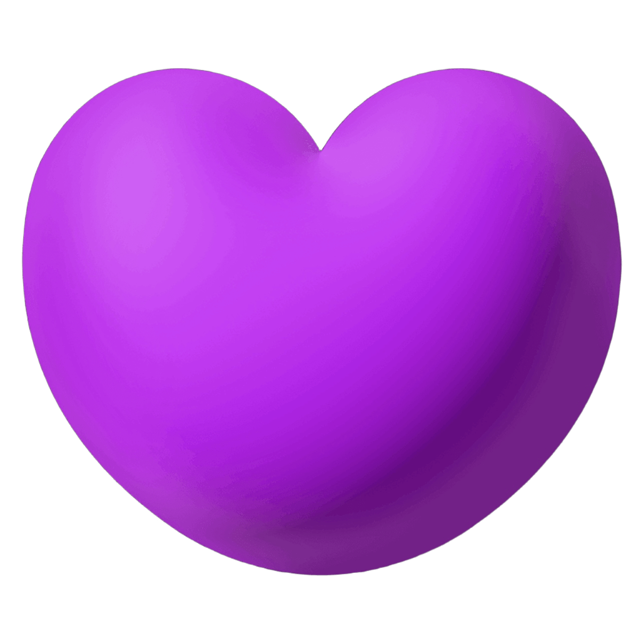 3DHeartPurple Emoji