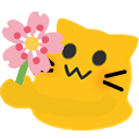 blobcat_flower Emoji
