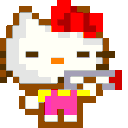HelloKittySmoke Emoji