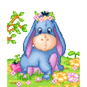 pixelarteeyoreflowers Emoji