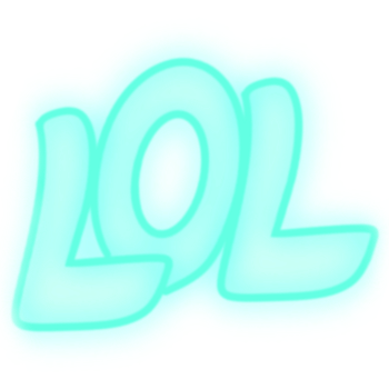 neon_lol_blue Emoji
