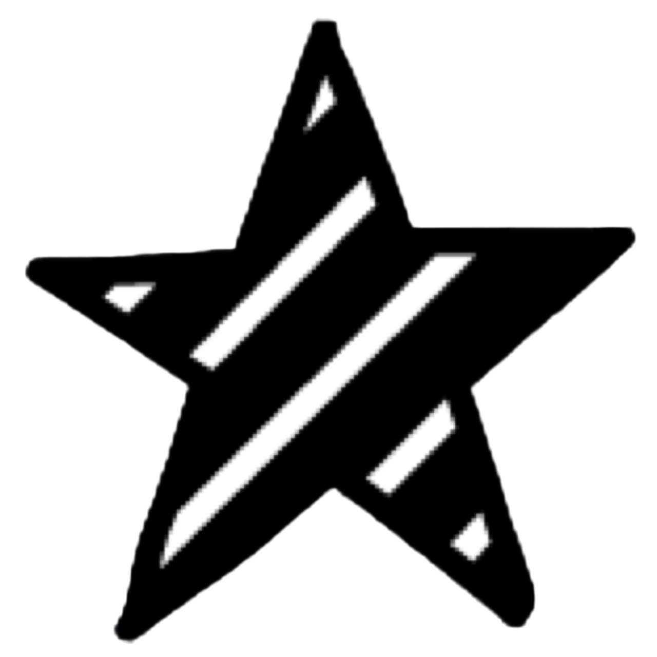 StarStripeBlack Emoji