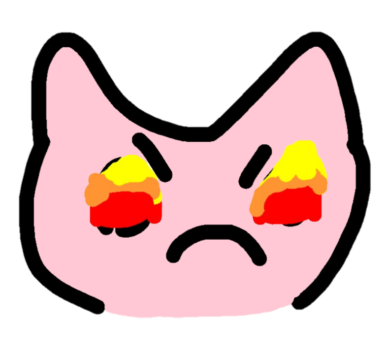 Flaming_Mad_Mew Emoji