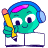 person_turquoise_headphones_YT Emoji