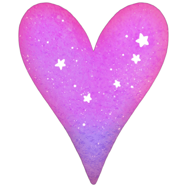 GalaxyHeartPink Emoji