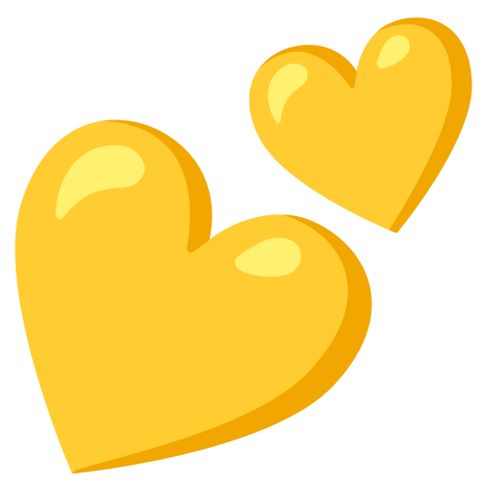 yellowhearts Emoji