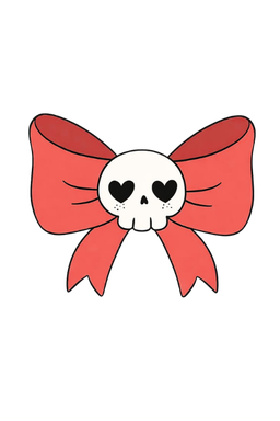RedSkullBow Emoji