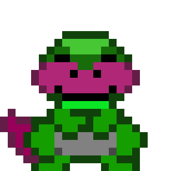 Pixel_happy_dino Emoji