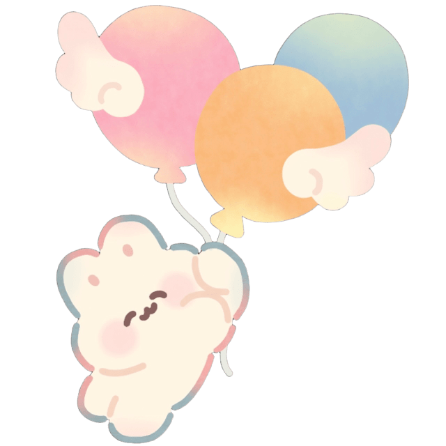 SoftBunnyBalloons Emoji
