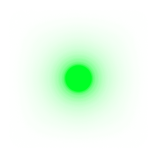 glowing_dot_green Emoji