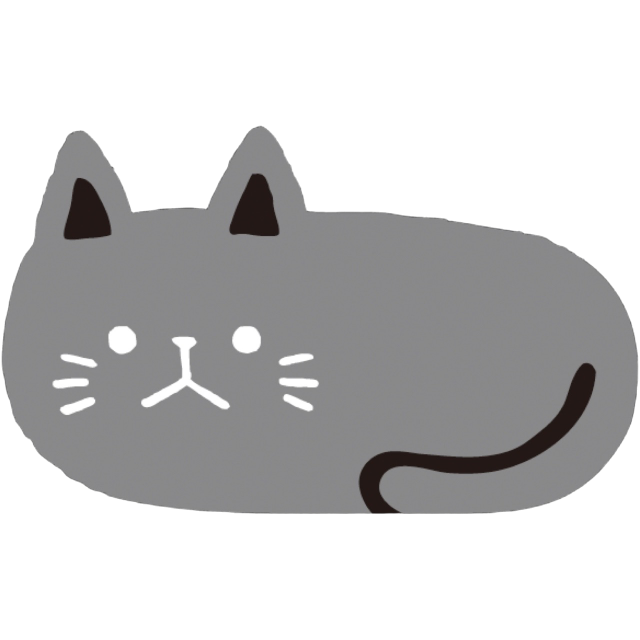 GrayCatLayDown Emoji