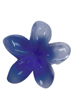 BlueGlossyFlower Emoji