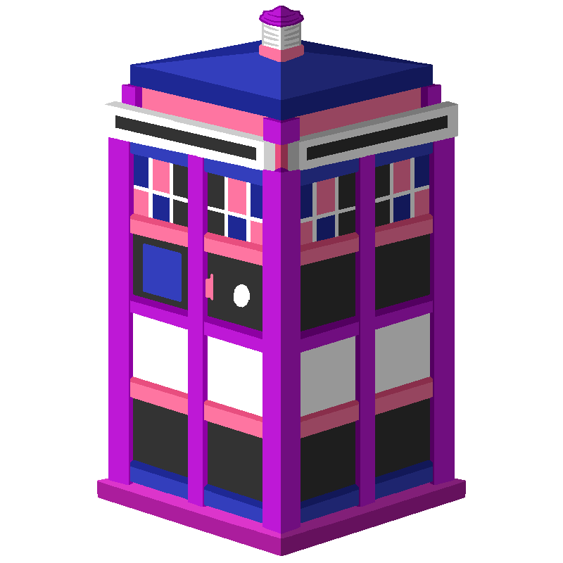 genderfluidTARDIS Emoji