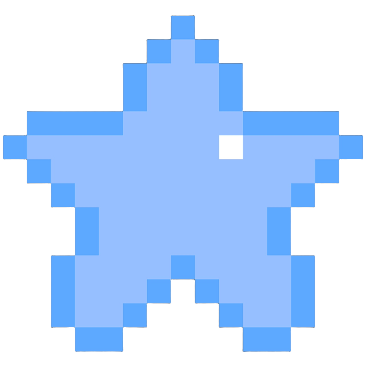 PixelStarBlue Emoji