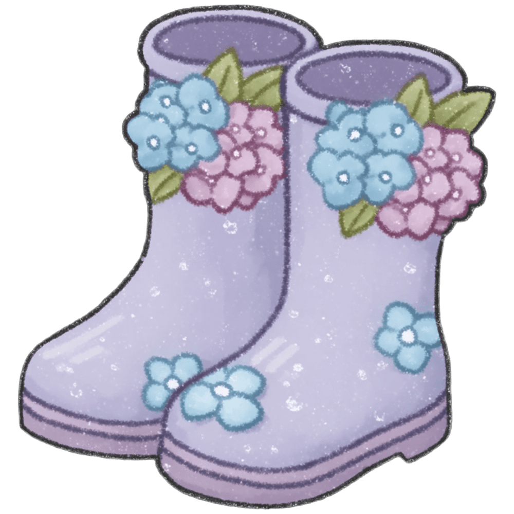 HydrangeaBoots Emoji