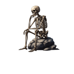 Thoughtfulskeleton Emoji