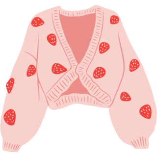CoquettePinkCardigan Emoji