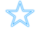 blue_neon_star Emoji