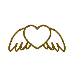 Brown_angel_heart Emoji