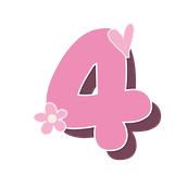 Pink_four_heart_flower Emoji