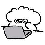 WhiteDogTyping Emoji