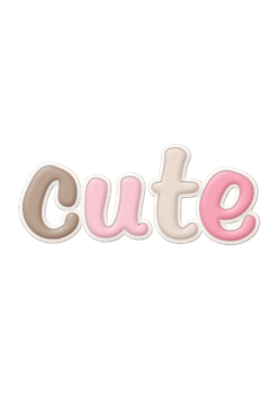 CuteBubbleText Emoji