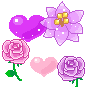 purpleflowersandhearts Emoji
